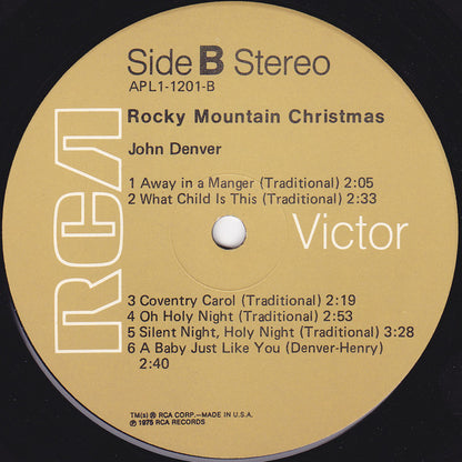 John Denver : Rocky Mountain Christmas (LP,Album,Reissue)