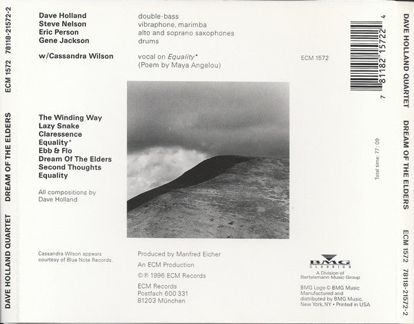 David Holland Quartet : Dream Of The Elders (Album)