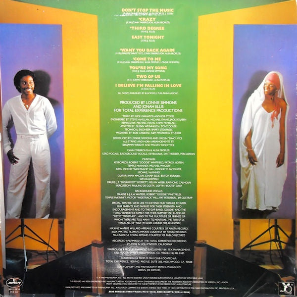 Yarbrough & Peoples : The Two Of Us (LP,Album)