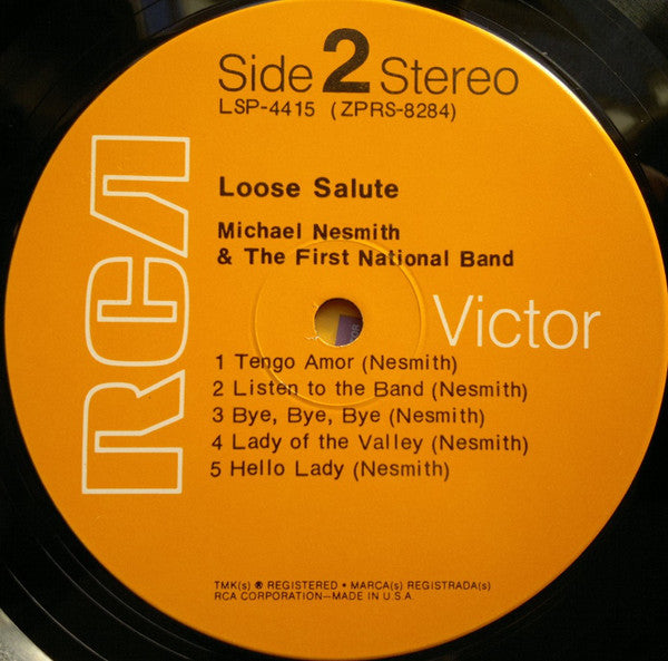 Michael Nesmith & The First National Band : Loose Salute (LP,Album)