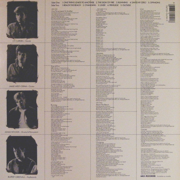 Fixx, The : Reach The Beach (LP,Album)