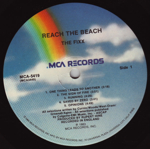 Fixx, The : Reach The Beach (LP,Album)