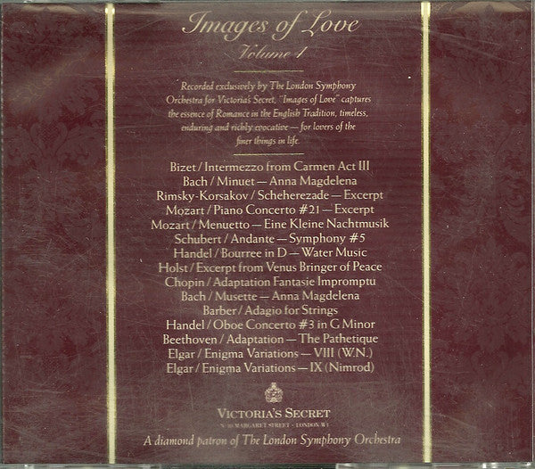 London Symphony Orchestra, The : Images Of Love (Victoria's Secret Classics By Request Volume 4) (Album)