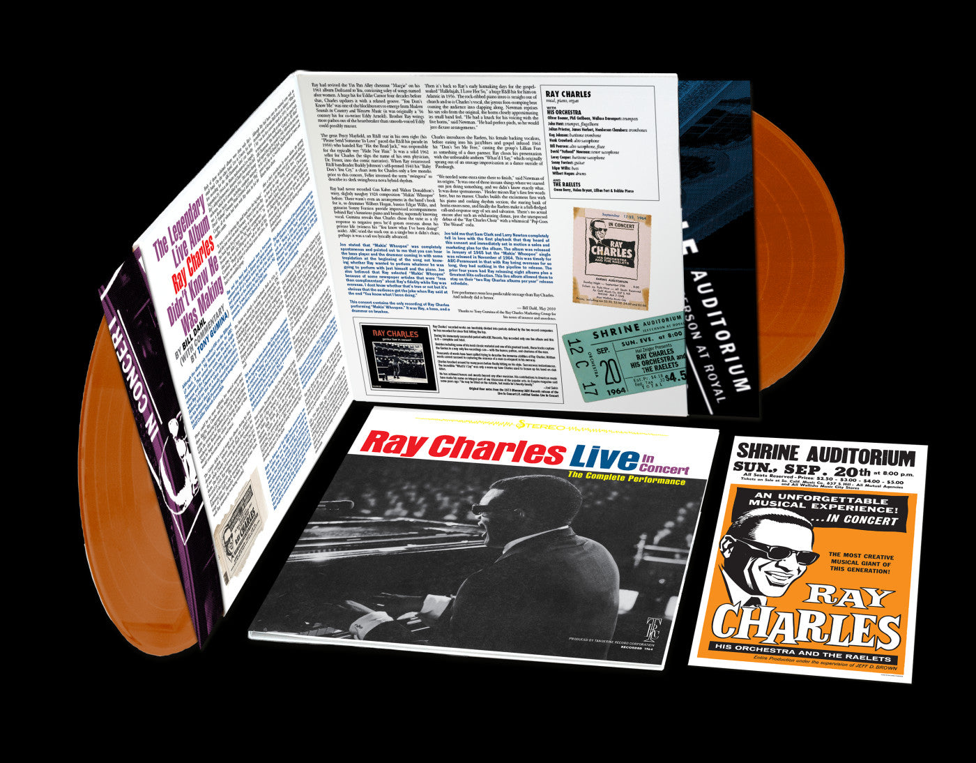Ray Charles - Ray Charles Live (RSD 2026, 2LP Tangerine Color Vinyl)