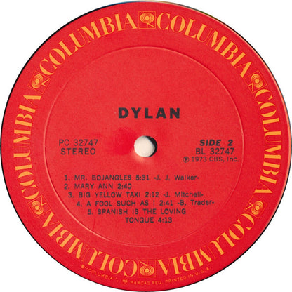 Bob Dylan : Dylan (LP,Album,Stereo)