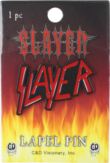 Enamel Pin - Slayer - Red & Black Logo
