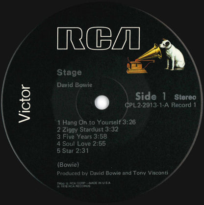 David Bowie : Stage (LP,Album,Stereo)