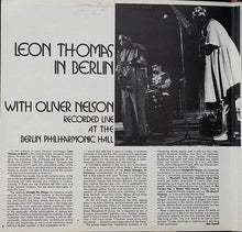 Leon Thomas With Oliver Nelson : In Berlin (LP,Album,Reissue)