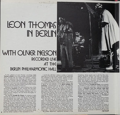 Leon Thomas With Oliver Nelson : In Berlin (LP,Album,Reissue)