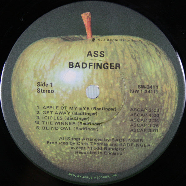 Badfinger : Ass (LP,Album,Stereo)