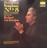 Ludwig van Beethoven - Berliner Philharmoniker, Herbert von Karajan : Symphony No.5 C Minor,  Op. 67 (LP,Repress)