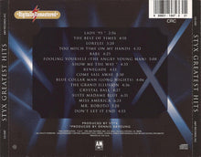 Styx : Greatest Hits (Compilation,Club Edition,Remastered)
