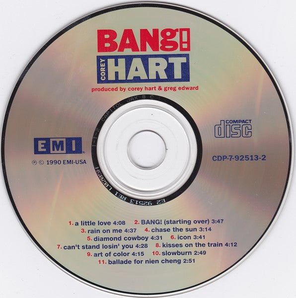 Corey Hart : Bang! (Album)