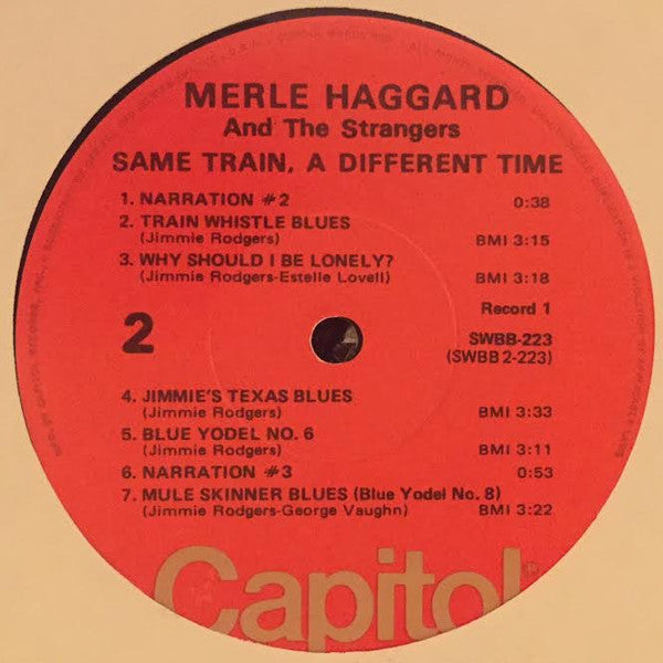 Merle Haggard : Same Train, A Different Time (LP,Album,Stereo)