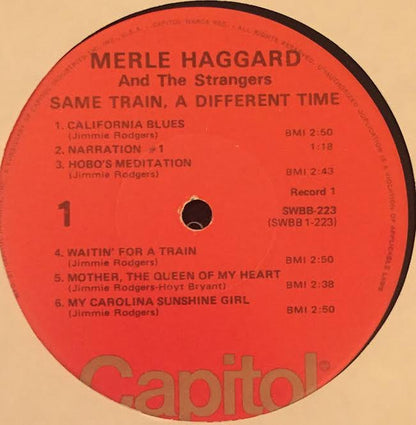 Merle Haggard : Same Train, A Different Time (LP,Album,Stereo)