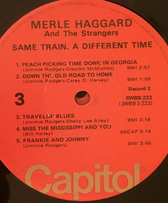 Merle Haggard : Same Train, A Different Time (LP,Album,Stereo)