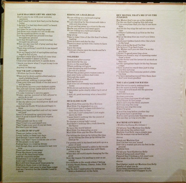 James Taylor (2) : Mud Slide Slim And The Blue Horizon (LP,Album)