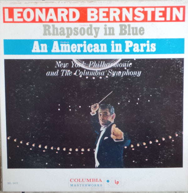 George Gershwin, Leonard Bernstein : Rhapsody In Blue / An American In Paris (LP,Mono)