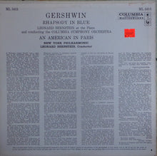 George Gershwin, Leonard Bernstein : Rhapsody In Blue / An American In Paris (LP,Mono)