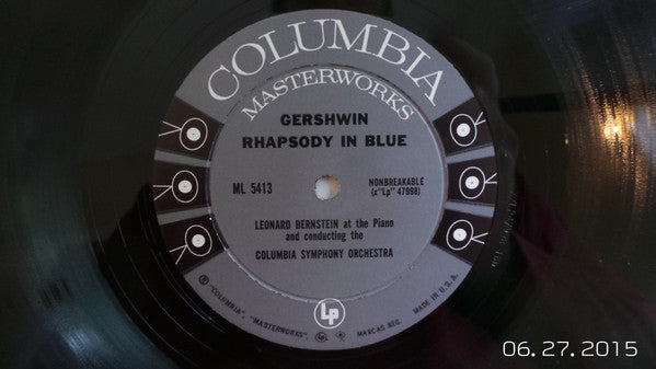 George Gershwin, Leonard Bernstein : Rhapsody In Blue / An American In Paris (LP,Mono)