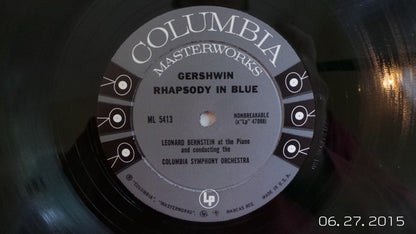 George Gershwin, Leonard Bernstein : Rhapsody In Blue / An American In Paris (LP,Mono)