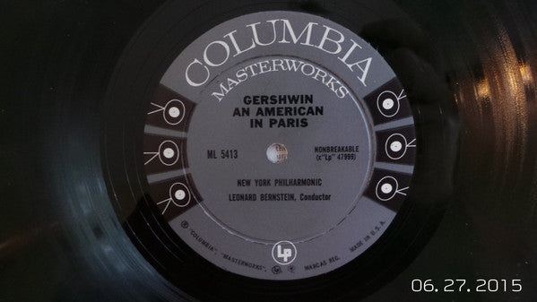 George Gershwin, Leonard Bernstein : Rhapsody In Blue / An American In Paris (LP,Mono)