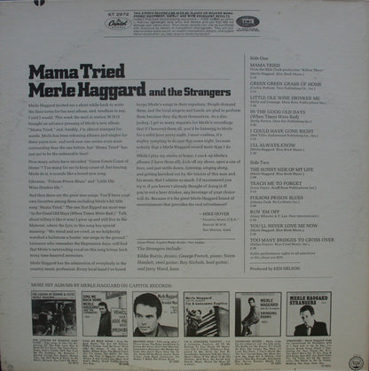 Merle Haggard And Strangers (5), The : Mama Tried (LP,Album,Stereo)