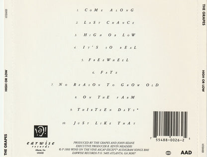 Grapes, The : High Or Low (Album)