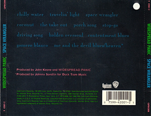 Widespread Panic : Space Wrangler (Album,Reissue)