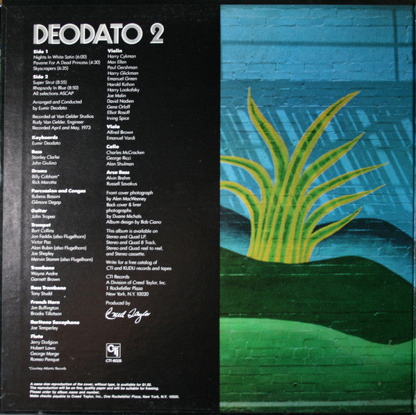 Eumir Deodato : Deodato 2 (LP,Album)