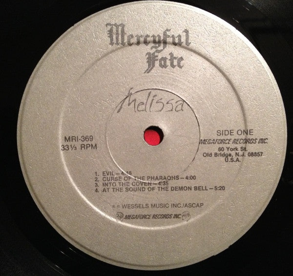 Mercyful Fate : Melissa (LP,Album)