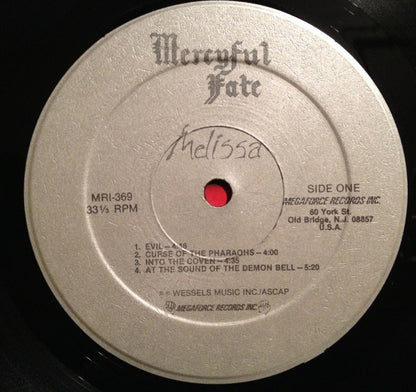 Mercyful Fate : Melissa (LP,Album)