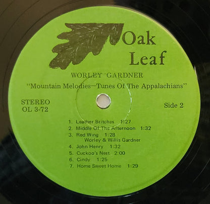 Worley Gardner : Mountain Melodies - Tunes Of The Appalachians (LP)