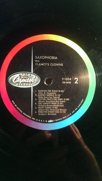 Clancy's Clowns : Saxophobia (LP,Album,Mono)