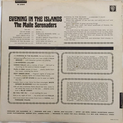 Maile Serenaders, The : Evening In The Islands (LP,Mono)