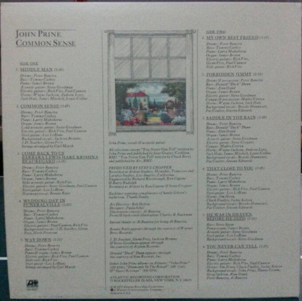 John Prine : Common Sense (LP,Album)