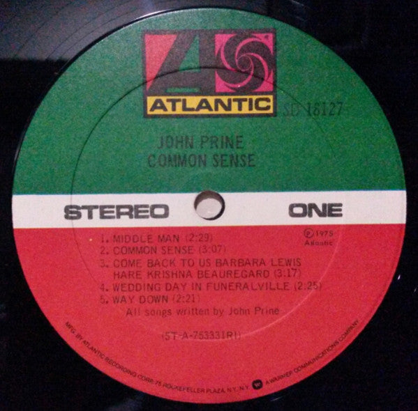 John Prine : Common Sense (LP,Album)