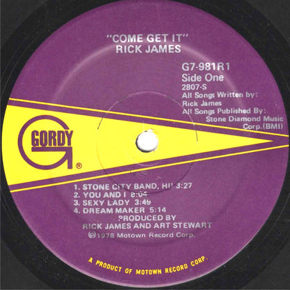 Rick James : Come Get It! (LP,Album,Stereo)