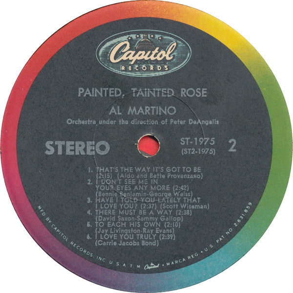 Al Martino : Painted, Tainted Rose (LP,Album,Stereo)