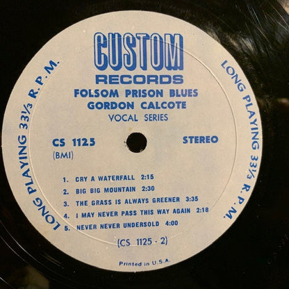 Gordon Calcote : Folsom Prison Blues (LP,Stereo)