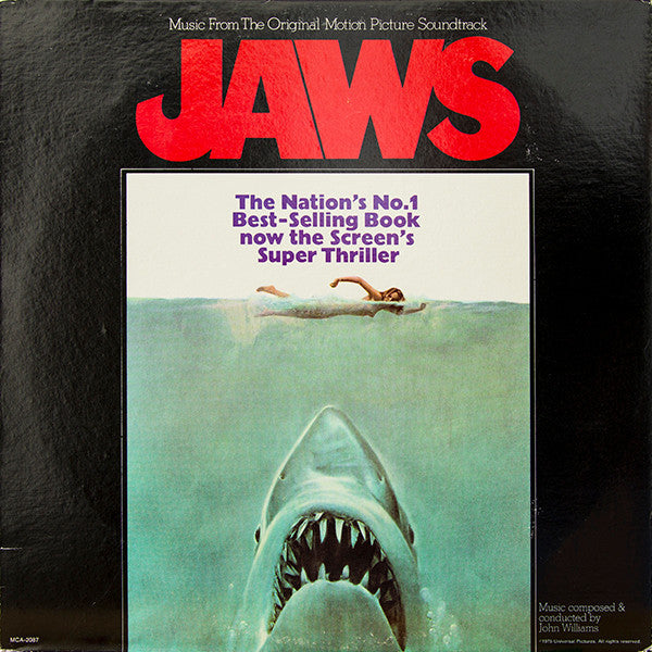 John Williams (4) : Jaws (Music From The Original Motion Picture Soundtrack) (LP,Album)