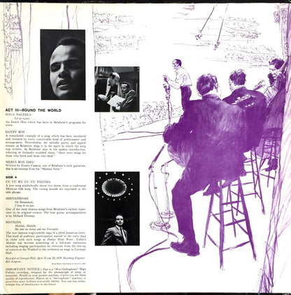 Harry Belafonte : Belafonte At Carnegie Hall (The Complete Concert) (LP,Album,Mono)