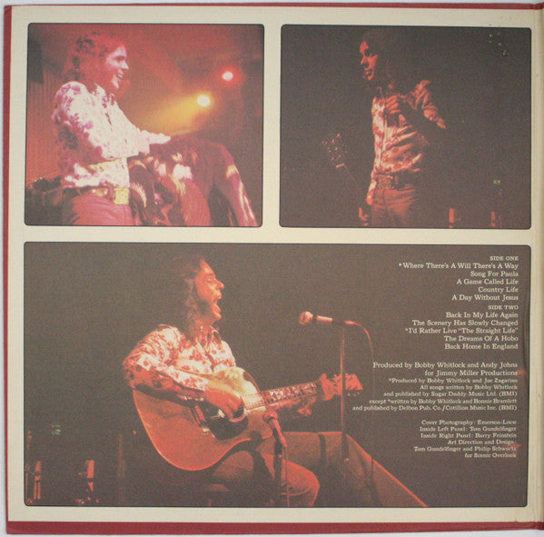 Bobby Whitlock : Bobby Whitlock (LP,Album,Stereo)