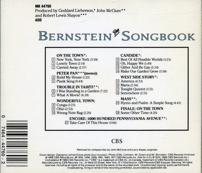 Leonard Bernstein : The Bernstein Songbook (Album,Compilation)