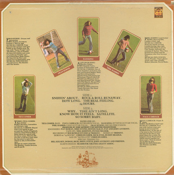 Ace (7) : Five-A-Side (LP,Album)
