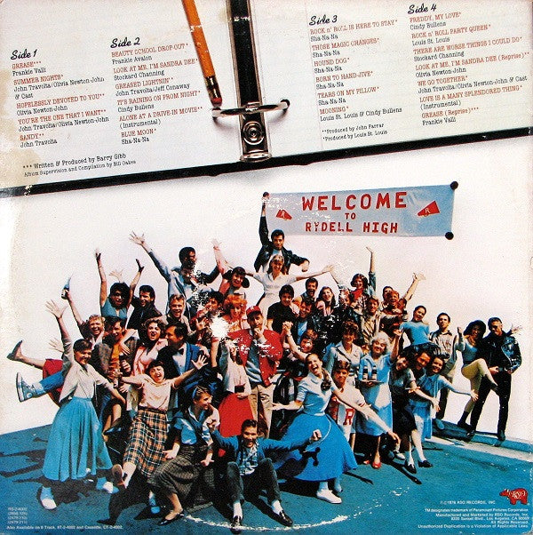 Various : Grease (The Original Soundtrack From The Motion Picture) (LP,Album,Stereo)