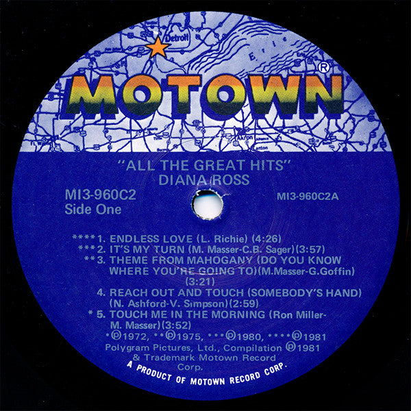 Diana Ross : All The Great Hits (LP,Compilation)