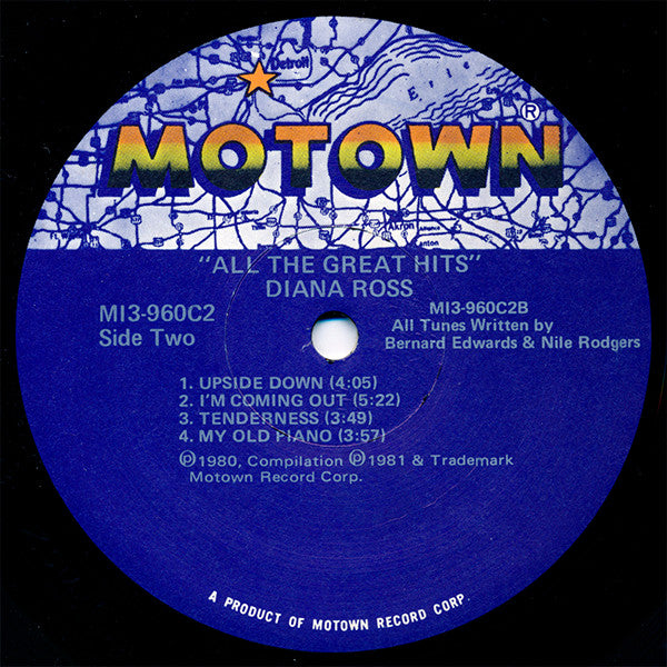 Diana Ross : All The Great Hits (LP,Compilation)