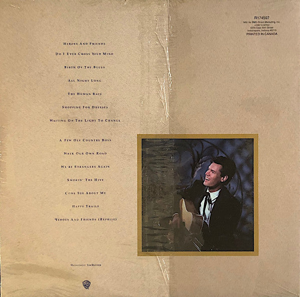 Randy Travis : Heroes And Friends (Duets) (LP,Club Edition,Stereo)