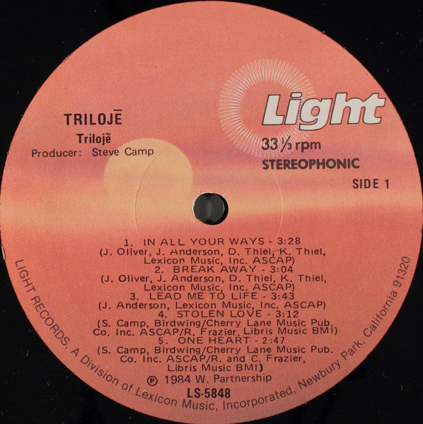 Trilojē : Trilojē (LP)